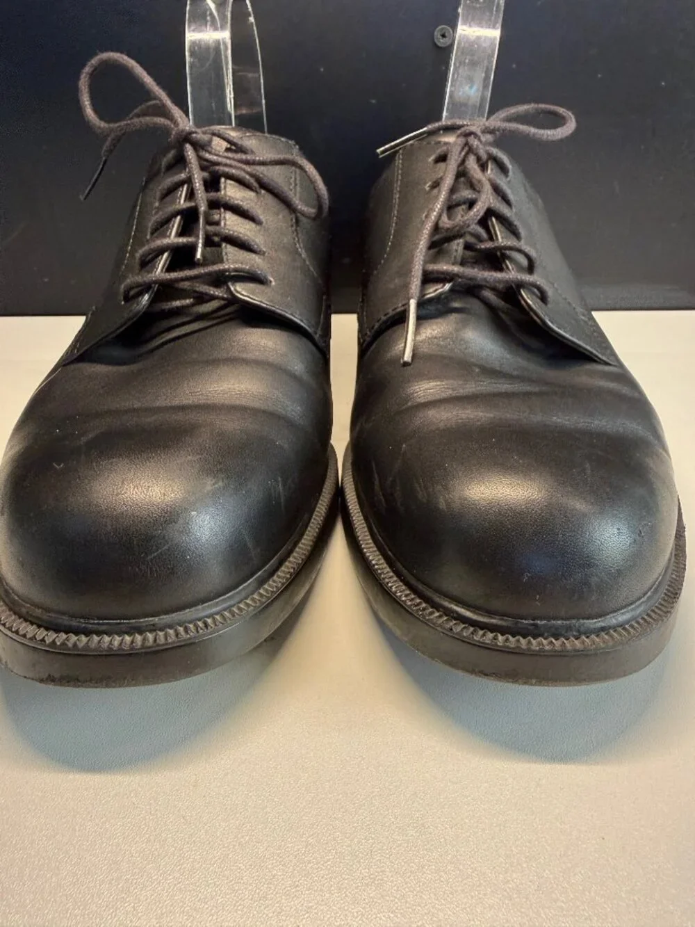 Rockport Mens Black Leather Oxford Dress Shoes Size 9M